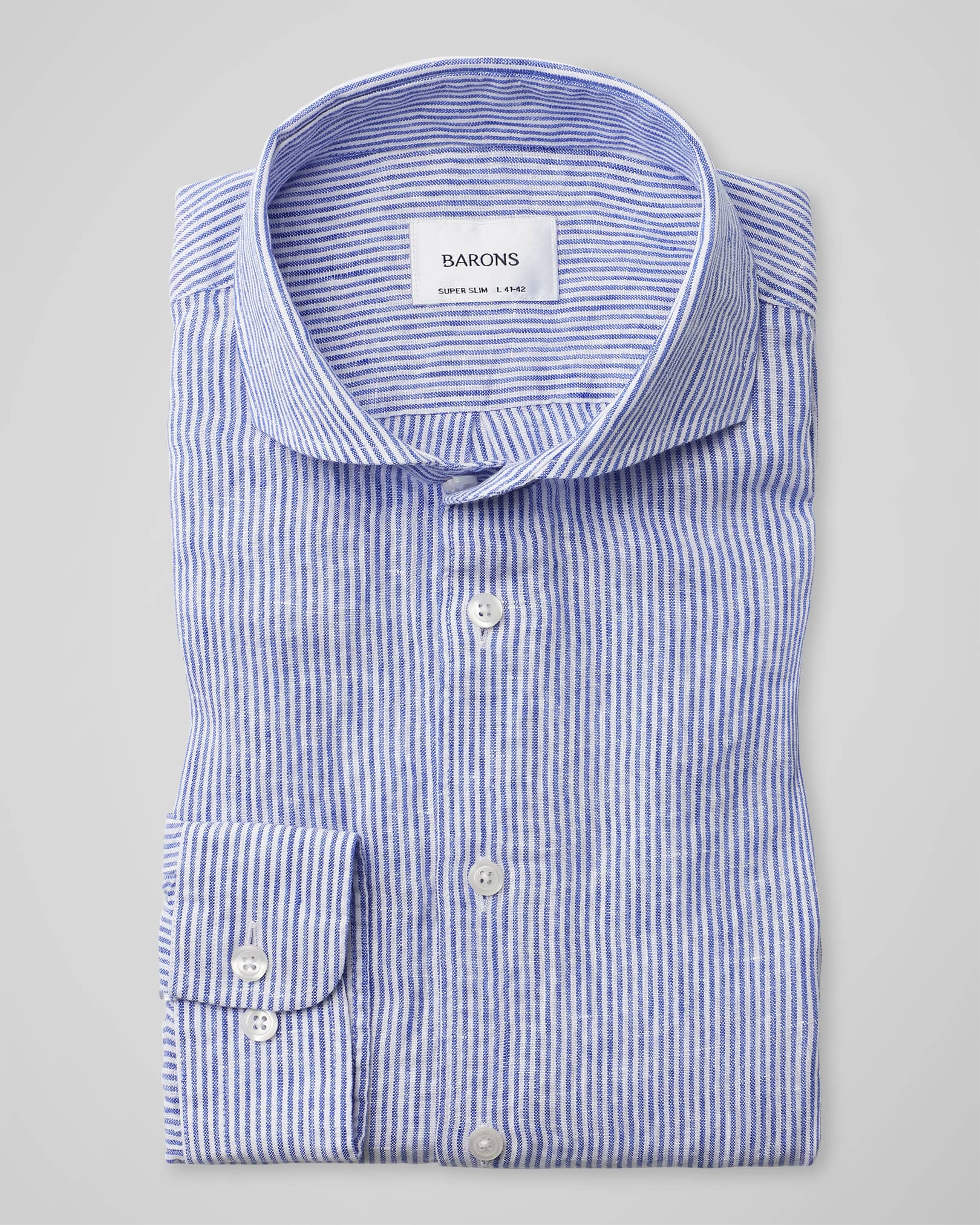 The Sicilian 2.0 | Narrow Mid Blue Stripe