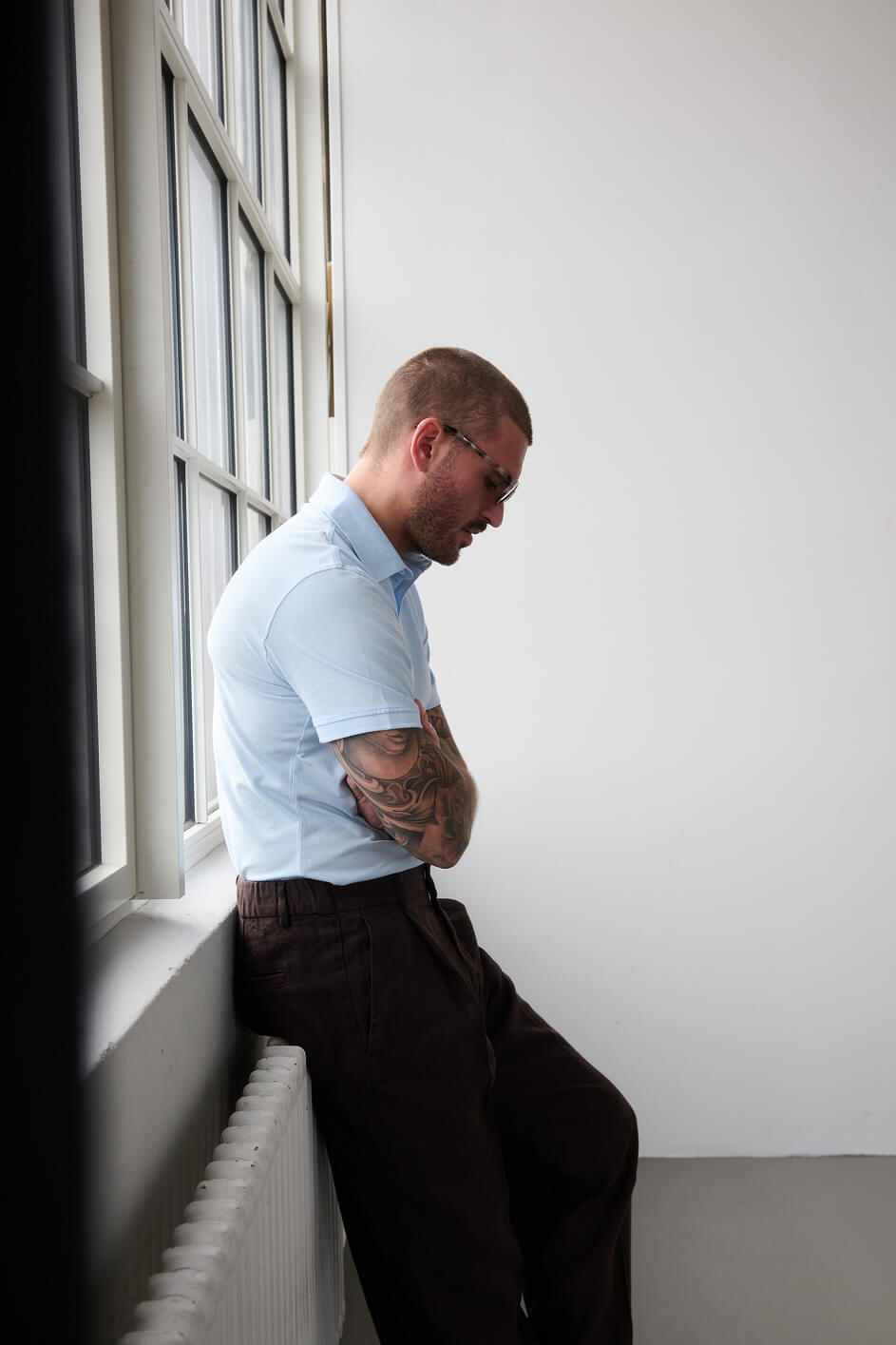 The Ambassador Polo | Bleu clair