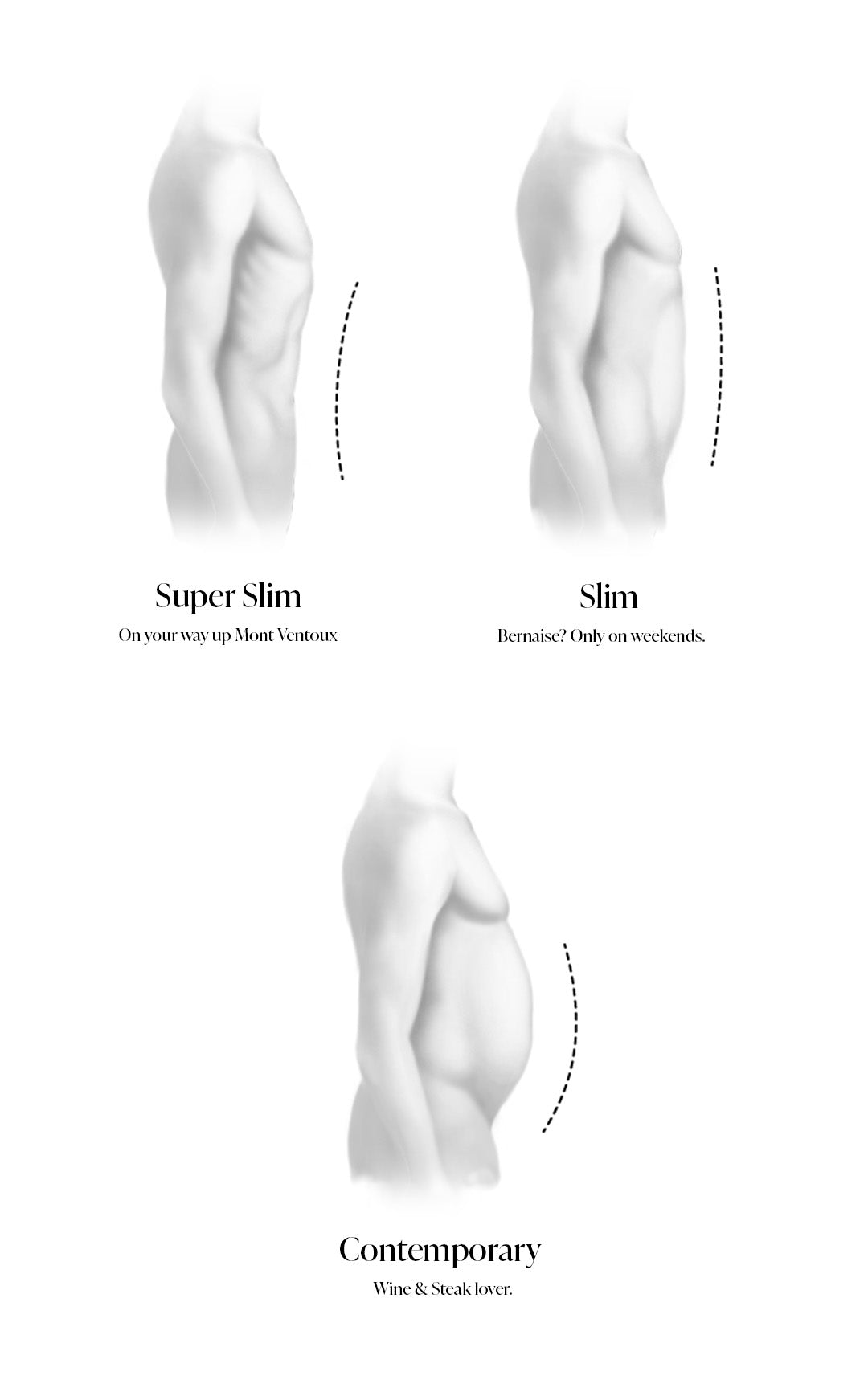 BARONS pasforme: Slim fit, Super slim, Contemporary fit